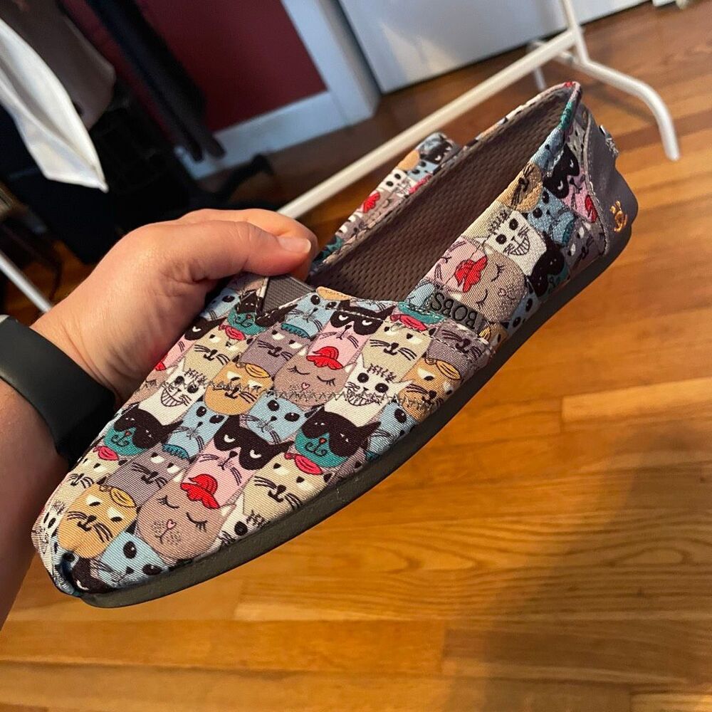 BOBS | memory foam cat slip ons W10 - Picture 5 of 8